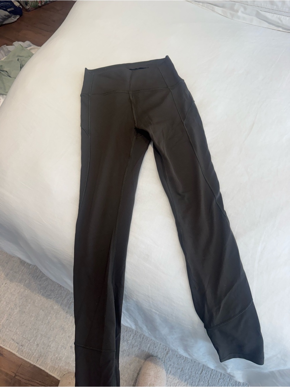 High-Waist hunter green Women's Performance Leggings